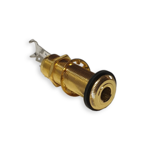 Fleor 6,3 mm jack output busconnector stereo, gold