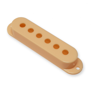 Single coil pickup cover, cream, spacing 48 mm