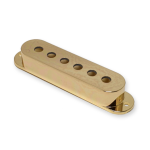 Single coil pickup cover, gold, spacing 48 mm