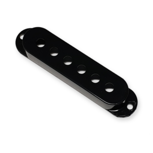 Single coil pickup cover, zwart, spacing 48 mm