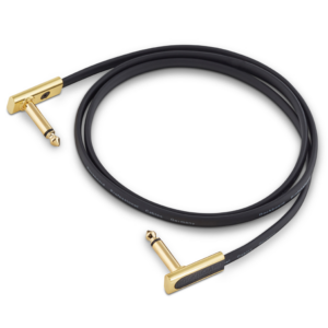 Rockboard PC-F-GOLD patchkabel zwart, 100 cm