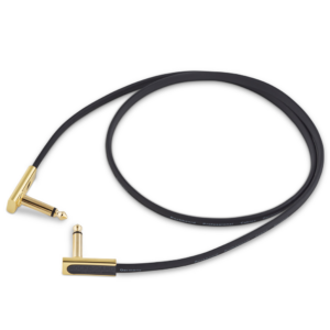 Rockboard PC-F-GOLD patchkabel zwart, 80 cm
