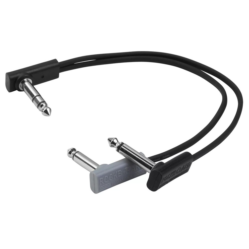 Rockboard F-Y Y-splitter patchkabel zwart, 20 cm