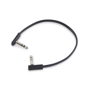 Rockboard F-TRS patchkabel zwart, stereo, 30 cm
