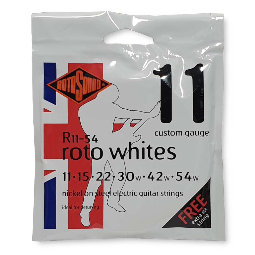 Rotosound R11-54 Roto Whites nickelwound snarenset 011-054