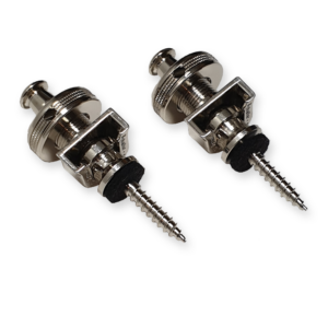 Schaller straplocks set, nickel 14010101