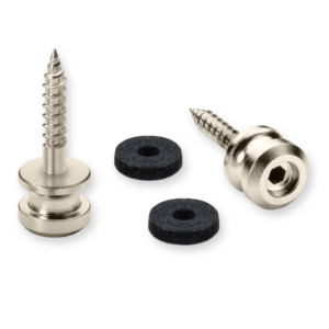Schaller straplock buttons set, 22 mm, nickel 24030100