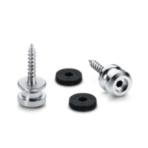 Schaller straplock buttons set, 18 mm, satin chrome 24060300