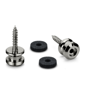 Schaller straplock buttons set, 18 mm, ruthenium 24060600