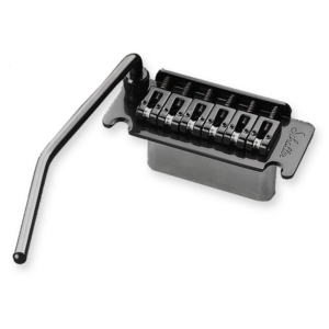 Schaller vintage tremolo set, 37 mm blok, blackchrome