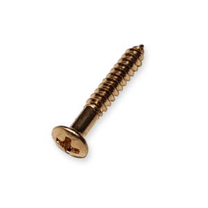 Fleor humbucker frame schroeven, 18 x 2,5 mm, gold 8 st.