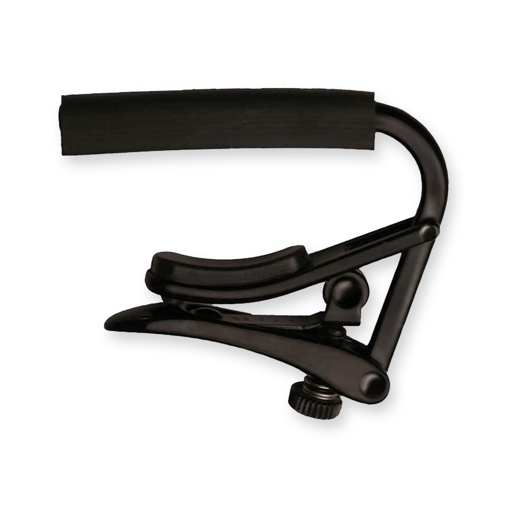 Shubb C1K capo voor staalsnaar gitaren, zwart