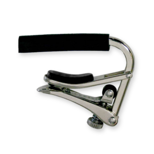 Shubb C1 capo voor staalsnaar gitaren, polished nickel