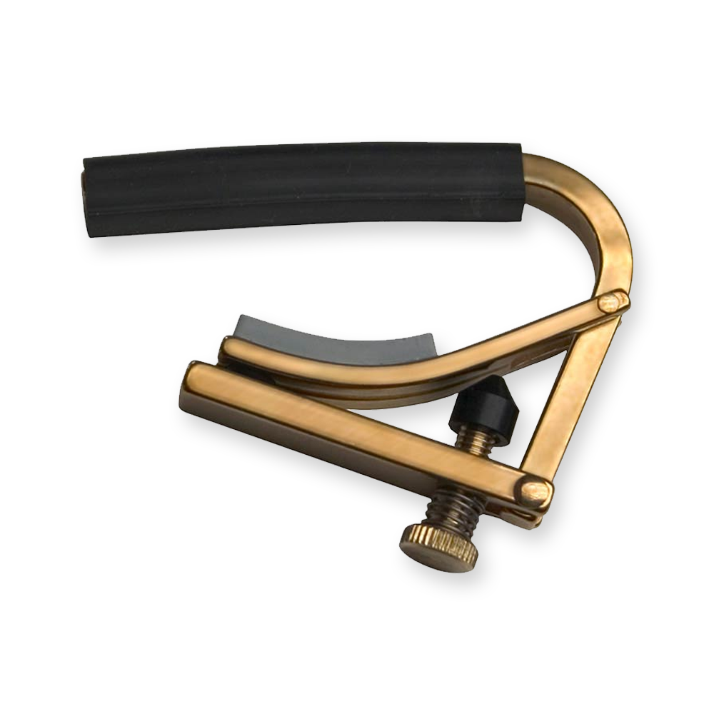 Shubb C3B capo voor 12-snarige gitaren, brass