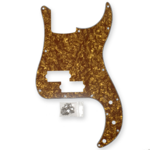 Fleor Precision Bass slagplaat 4-ply gold pearl