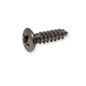 Fleor slagplaat schroeven, 12 x 3 mm, nickel 20 st.
