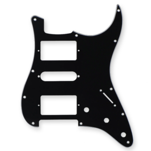 Fleor stratocaster slagplaat 3-ply zwart HSH