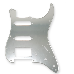 Fleor stratocaster slagplaat silver mirror HSS
