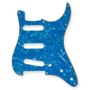 Fleor stratocaster slagplaat blue pearl