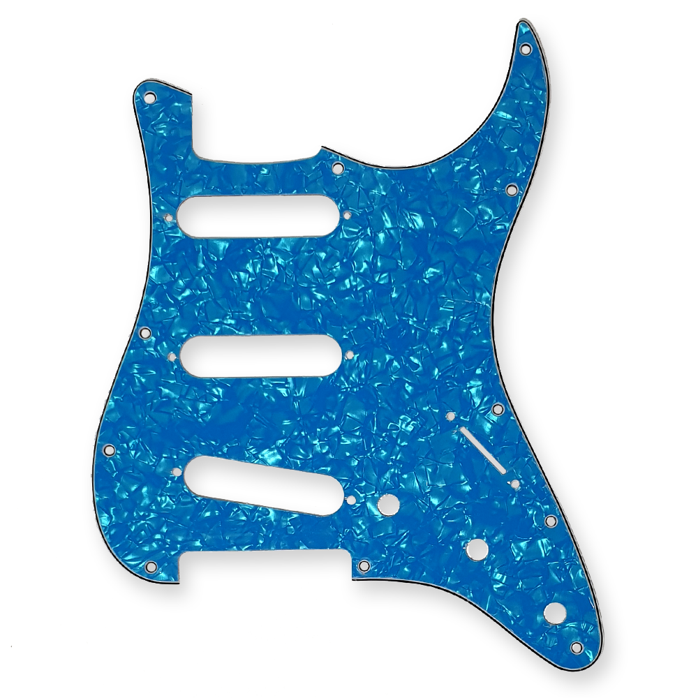 Fleor stratocaster slagplaat blue pearl
