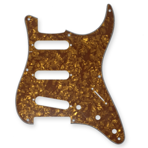 Fleor stratocaster slagplaat gold pearl 8-hole