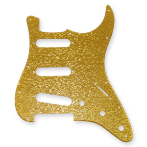 Fleor stratocaster slagplaat gold sparkle, 3 x single coil
