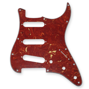 Fleor stratocaster slagplaat red turtle, 3 x single coil