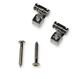 Fleor snaargeleiders roller model, 2 stuks, chrome