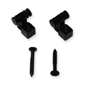 Fleor snaargeleiders roller model, 2 stuks, zwart