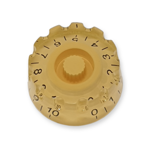 Speed knop, gekarteld, transparant cream