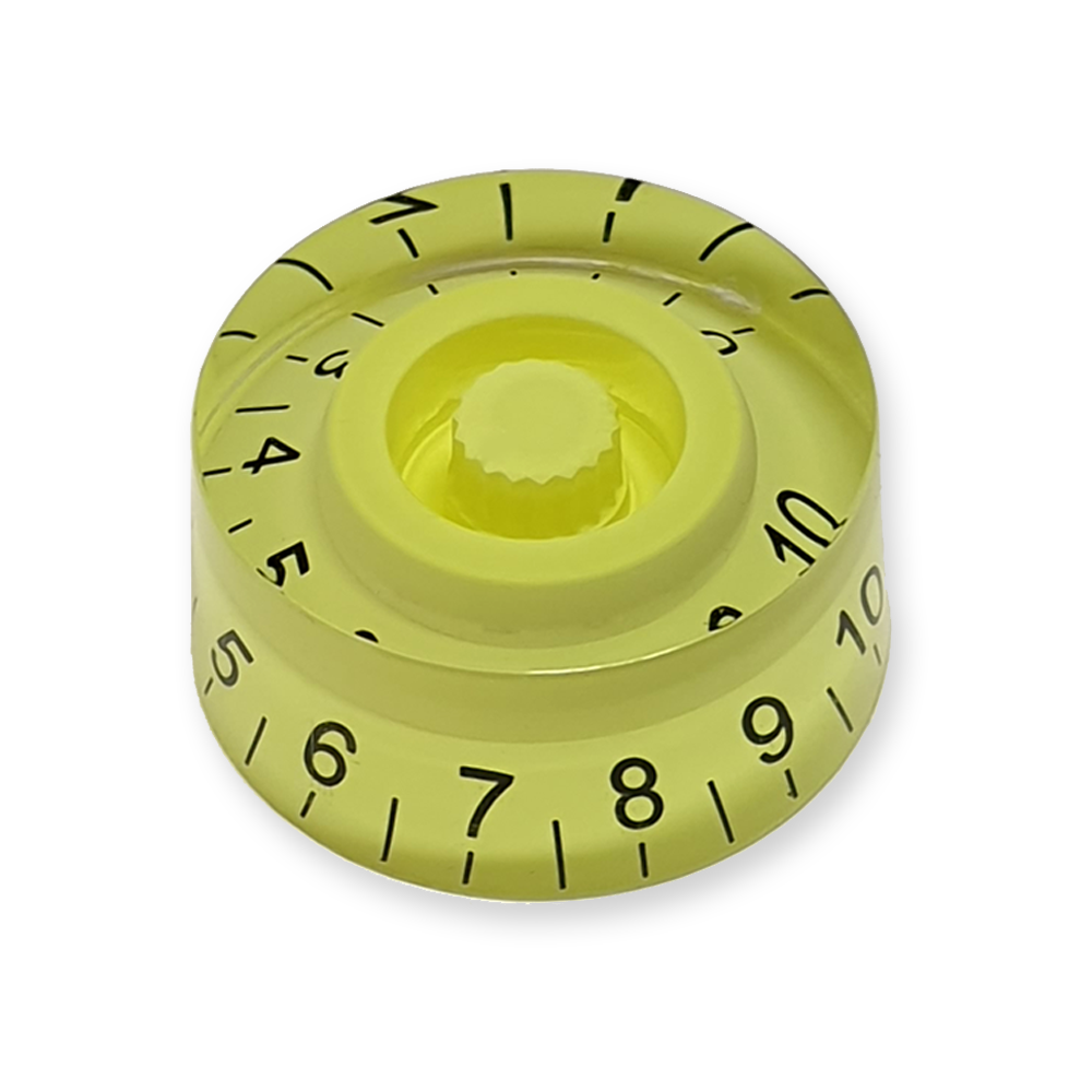Speed knop, voor volume of tone regelaar, lemon