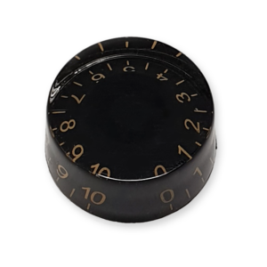 Speed knop, voor volume of tone regelaar, zwart