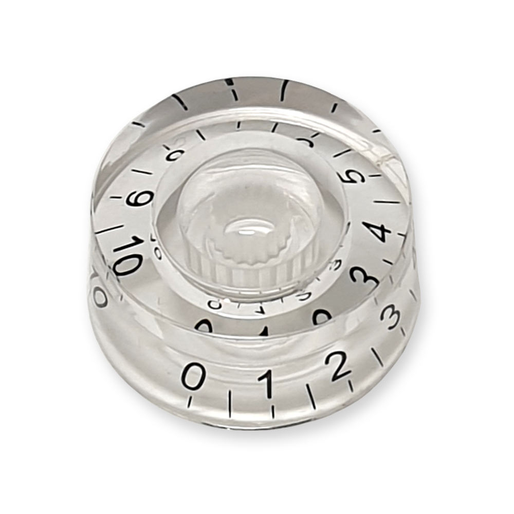 Speed knop, voor volume of tone regelaar, transparant