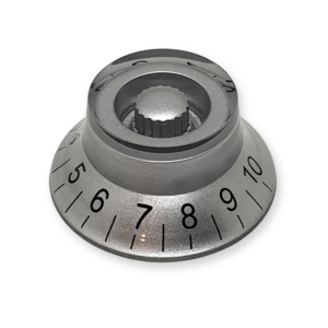Stratocaster bell knop, universeel, zilver