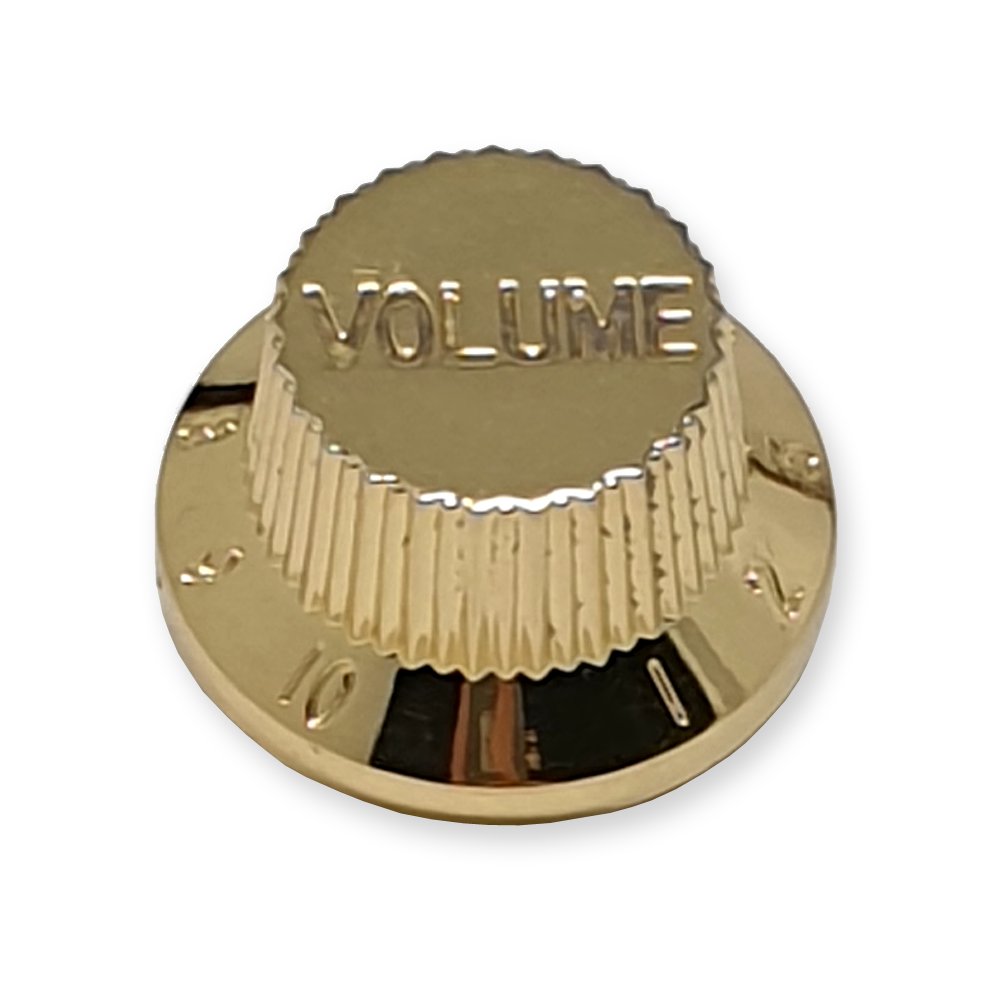 Stratocaster bell knop, volume, gold