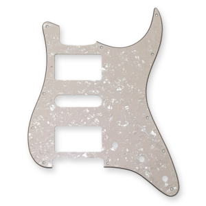 Fleor stratocaster slagplaat 3-ply aged pearl HSH