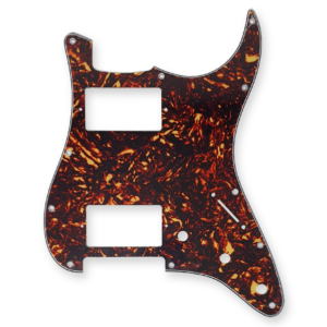 Fleor stratocaster slagplaat, brown tortoise, 2 x humbucker