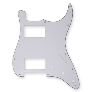 Fleor stratocaster slagplaat, white, 2 x humbucker