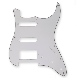 Fleor stratocaster slagplaat 3-ply white HSS