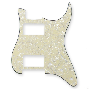 Fleor stratocaster slagplaat, aged pearl, 2 x humbucker