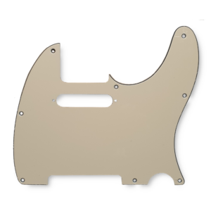MusicLily MX0223 telecaster slagplaat 8-hole STD 3-ply cream