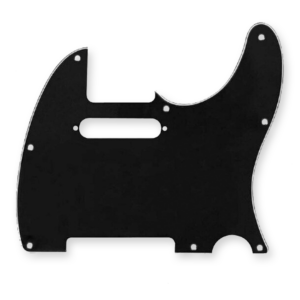 Fleor telecaster slagplaat STD 3-ply zwart