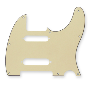 Fleor telecaster slagplaat TST 3-ply cream