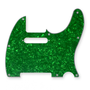 Fleor telecaster slagplaat STD 4-ply green pearl