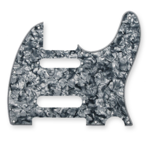 Fleor telecaster slagplaat TST 3-ply grey pearl