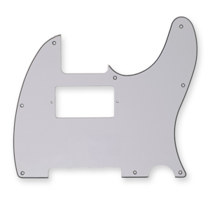 Fleor telecaster slagplaat HB 3-ply white