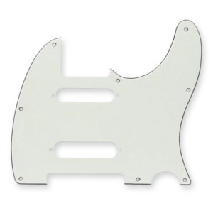 Fleor telecaster slagplaat TST 3-ply ivory