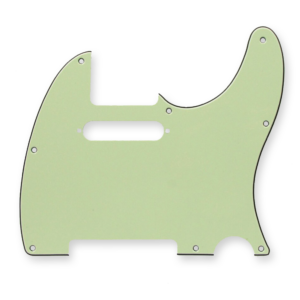 Fleor telecaster slagplaat STD 3-ply mint green