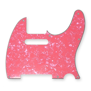 Fleor telecaster slagplaat STD 4-ply pink pearl
