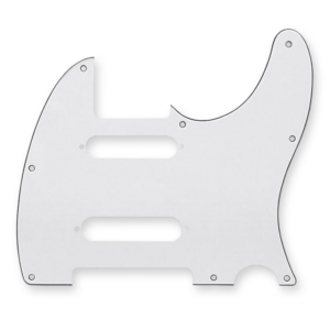 Fleor telecaster slagplaat TST 3-ply white